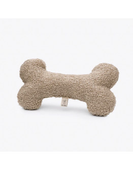 Hundleksak Teddy Bone 24 cm Beige