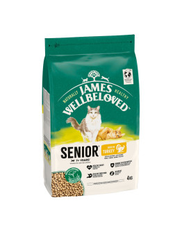 James Wellbeloved Senior Cat Hypoallergenic Turkey & Rice - 4 kg