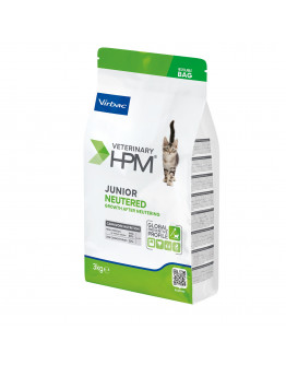 Virbac Veterinary HPM Junior Neutered Cat - 3 kg