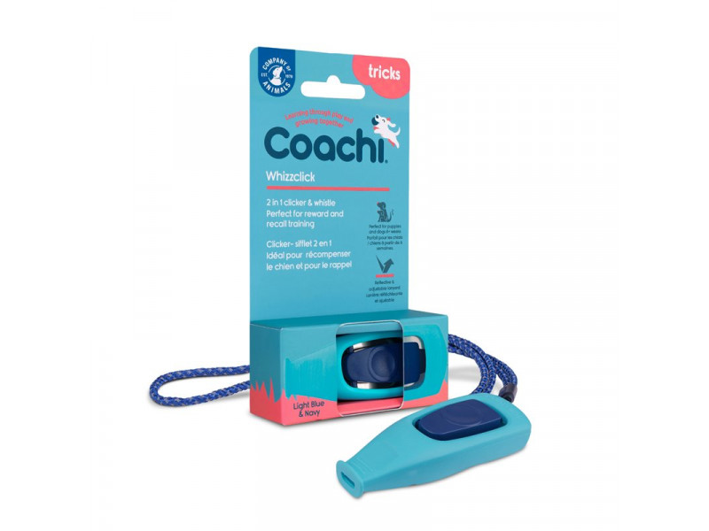 Klicker Whizzclick Ljusblå Coachi Klicker Whizzclick Ljusblå Coachi