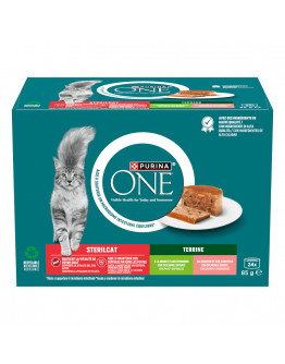 PURINA ONE SterilCat Terrine - Mixpack (24 x 85 g)