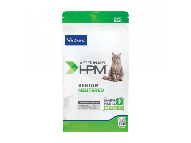 Virbac Veterinary HPM Senior Neutered Cat - 7 kg