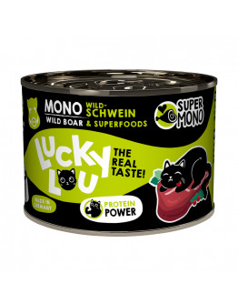 Ekonomipack: Lucky Lou SuperMono² 24 x 200 g - Vildsvin