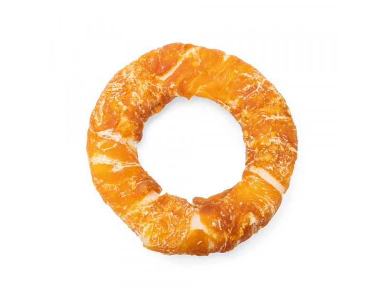 Karlie tuggringar med kyckling - Ekonomipack: 8 x Ø 12,5 cm