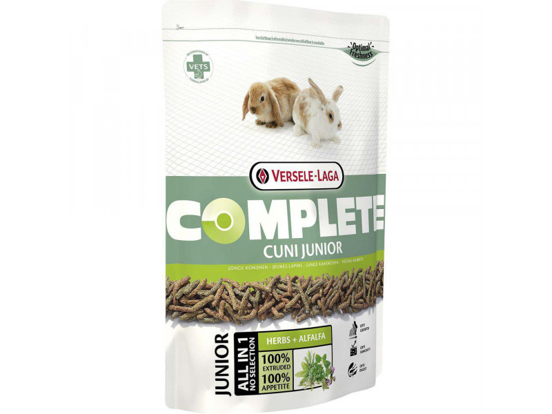 Välbalanserat Foder för Unga Kaniner - 0,5 kg