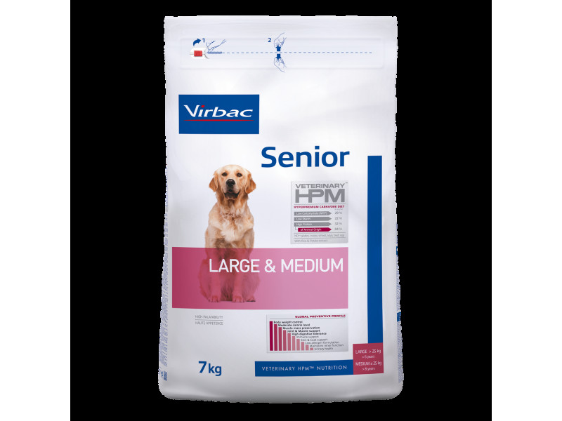 Senior Hundfoder Large & Medium - 7 kg