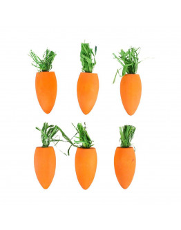 Small Animal Toy Cora Carrot - 5x2 cm - 6-pack