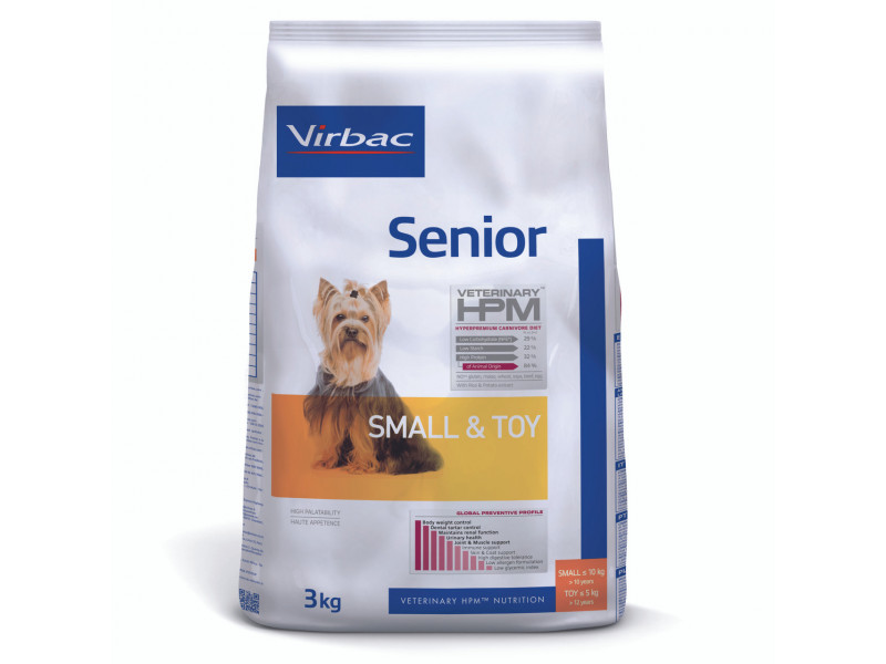 Senior Hundfoder Small &Toy - 3 kg
