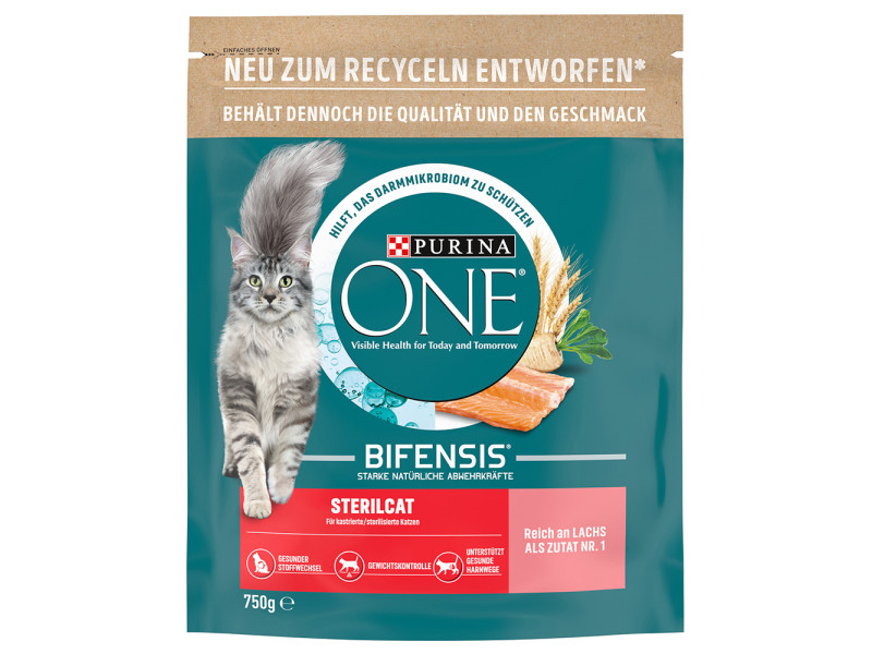 Purina ONE SterilCat Lax - Ekonomipack: 2 x 750 g