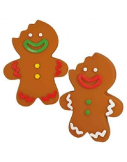 Latex Pepparkaksgubbe Hundleksak - Festlig pepparkaksgubbe