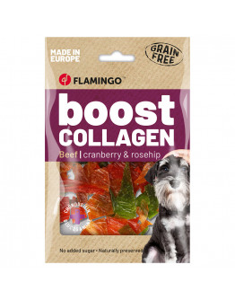Flamingo Boost Collagen Chips med nötkött - 60 g