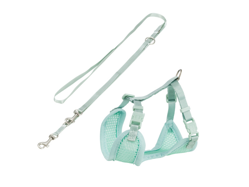 Trixie Junior Soft valpsele med koppel - 26-34 cm/10 mm, 200 cm, mint