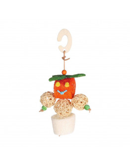 Small Animal Toy Hasan with Balls - 13x8x25 cm