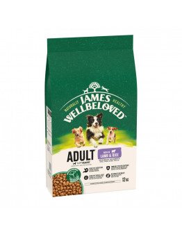 James Wellbeloved Adult Dog Hypoallergenic Lamb & Rice - 12 kg