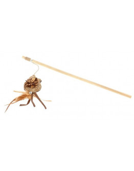 Kattvippa Natural mus brun 40cm