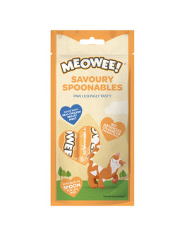2 + 1 på köpet! 3 x 56 / 112 g Meowee! Savoury Spoonables - kyckling 3 x 56 g