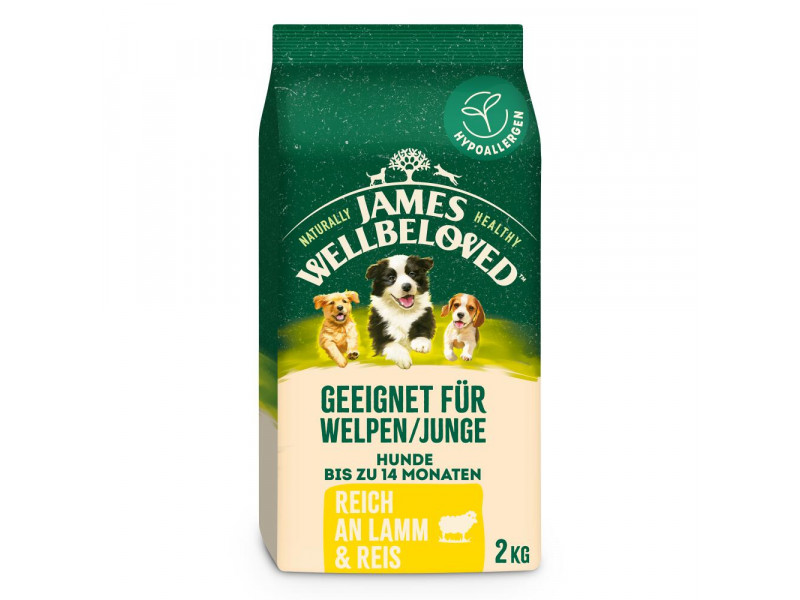 James Wellbeloved Hypoallergenic torrfoder till specialpris! - Junior Lamb & Rice 2 kg James Wellbeloved Hypoallergenic torrfoder till specialpris! - Junior Lamb & Rice 2 kg