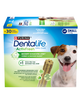 3 + 1 på köpet! 4 x Purina Dentalife Active Fresh Daily Care - Små hundar (4 x 30 st)