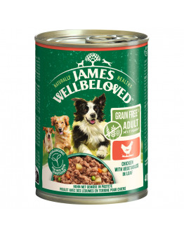 James Wellbeloved Hypoallergenic till specialpris! - 6 x 400 g Adult kyckling i paté
