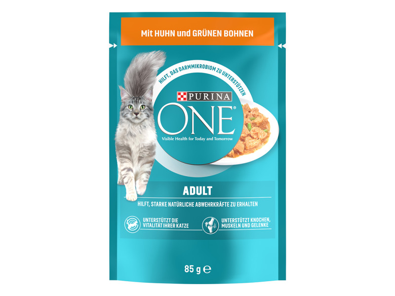 Purina One Adult - 13 x 85 g Kyckling & gröna bönor