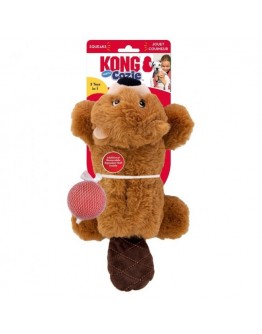 KONG Cozie Pocketz Mjukisdjur Bäver med Godisficka