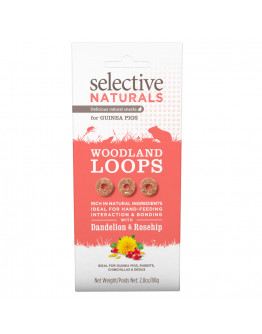 Selective Naturals Woodland Loops för marsvin -  80 g