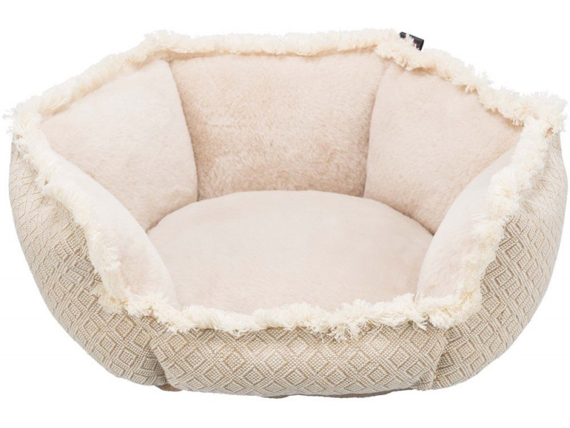 Beige Kattbädd Boho