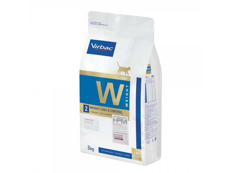 Virbac Veterinary HPM Cat Weight Loss & Control W2 - 3 kg