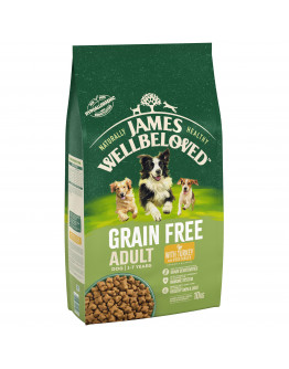 James Wellbeloved Adult Turkey & Vegetables Grain Free - 10 kg