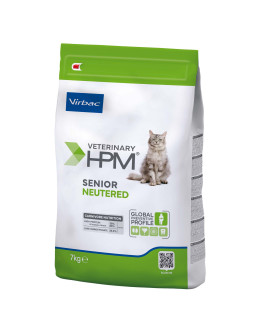 Virbac Veterinary HPM Senior Neutered Cat - Ekonomipack: 2 x 7 kg
