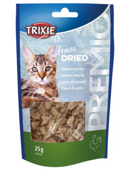 Kattgodis PREMIO frystorkade kycklinghjärtan