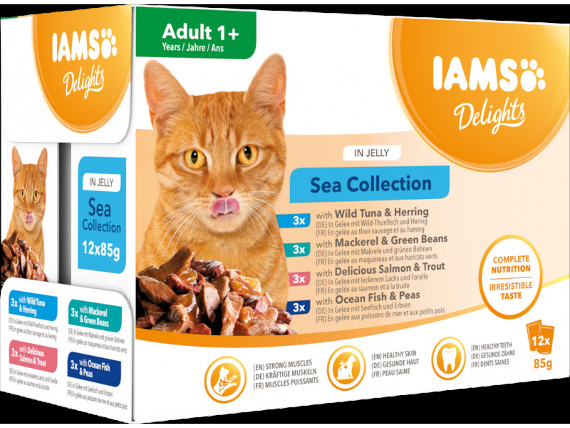 Delights Jelly Multipack Sea Kattfoder - 1,02 kg