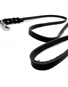 Alac Koppel Läder Svart 6 mm x 180 cm, Svart, 6 mm x 180 cm