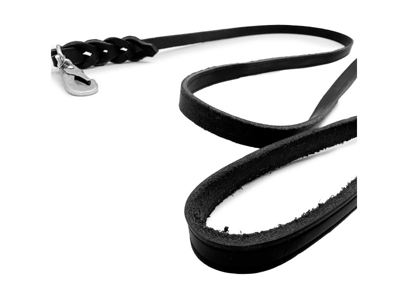 Alac Koppel Läder Svart 6 mm x 180 cm, Svart, 6 mm x 180 cm