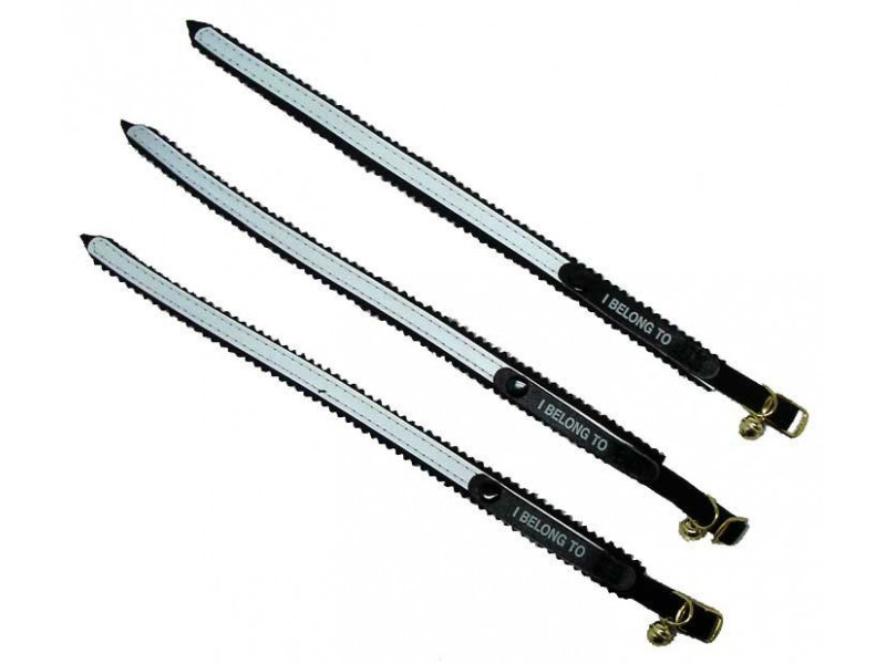 Katthalsband Reflex I belong to Svart