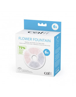 Filter till vattenfontän Cat It Flower 3 L -6 pack