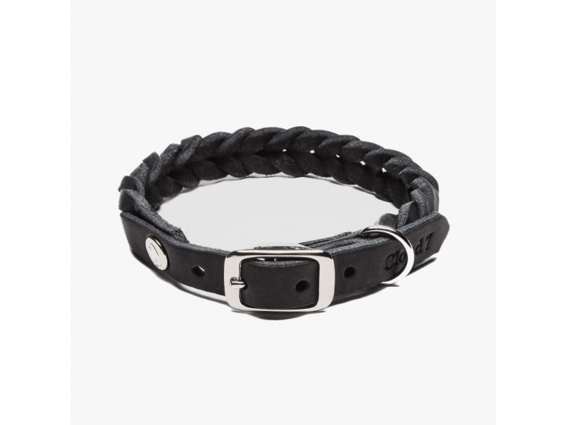 Hundhalsband Läder Central Park Svart - Cloud7