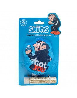 Kattmyntekudde Smurfs Gargamel Blå