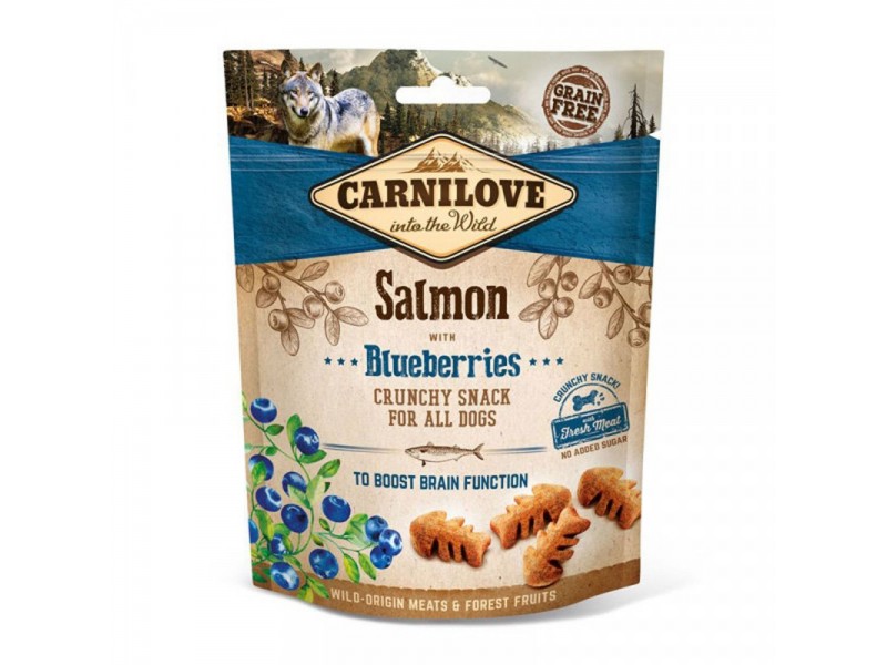 Carnilove Dog Crunchy Snack Salmon & Blueberries 200 g