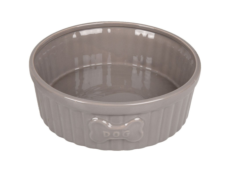 Hundskål Keramik Grå - 20 cm - 1510 ml