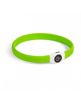 Basic Wide LED-halsband (Grön)
