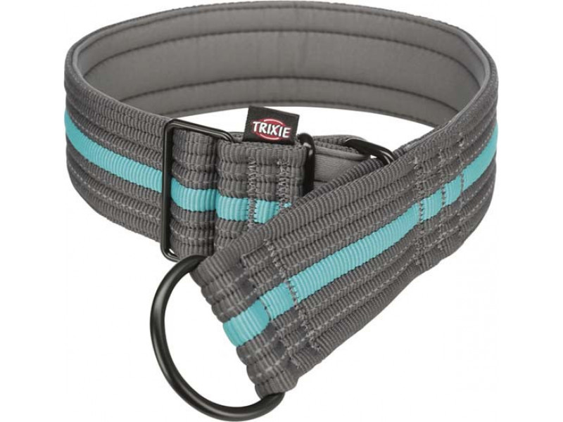Fusion Hundhalsband Halvstryp - Ocean/Grafit / L-XL