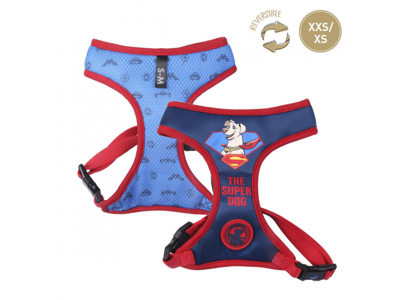 DC Comics Pets Vadderad Reversibel Hundsele - M/L