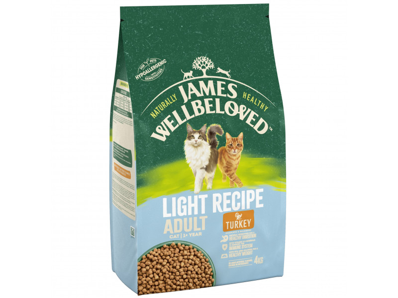 James Wellbeloved Adult Light Turkey & Rice - Ekonomipack: 2 x 4 kg