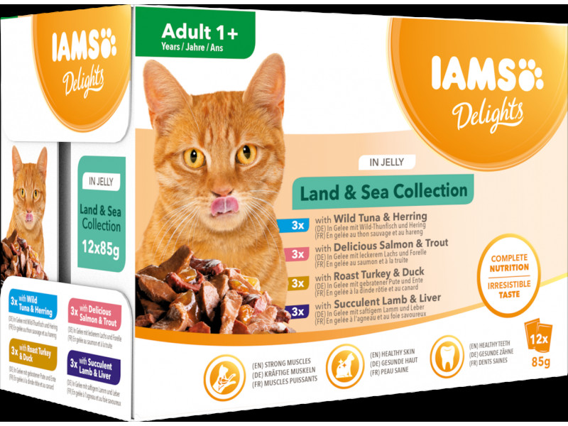 Delights Jelly Multipack Land & Sea Kattfoder - 4,08 kg