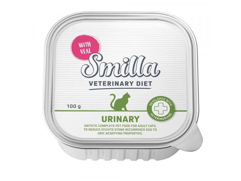 Smilla Veterinary Diet Urinary Kalv - 8 x 100 g
