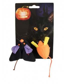 Kattleksaker Halloween möss 2-pack