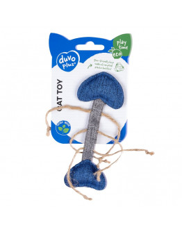 Kattleksak Eco navy fish bone & catnip