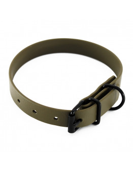 Heim BioThane halsband, oliv