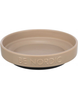 BE NORDIC skål låg taupe